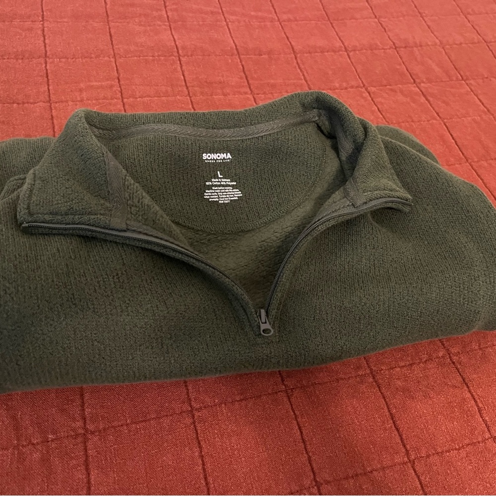 Sonoma Quarter Zip Sweater